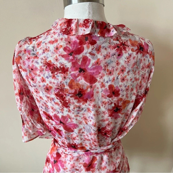 Misa sybil floral ruffle top 13585 - Picture 7 of 11